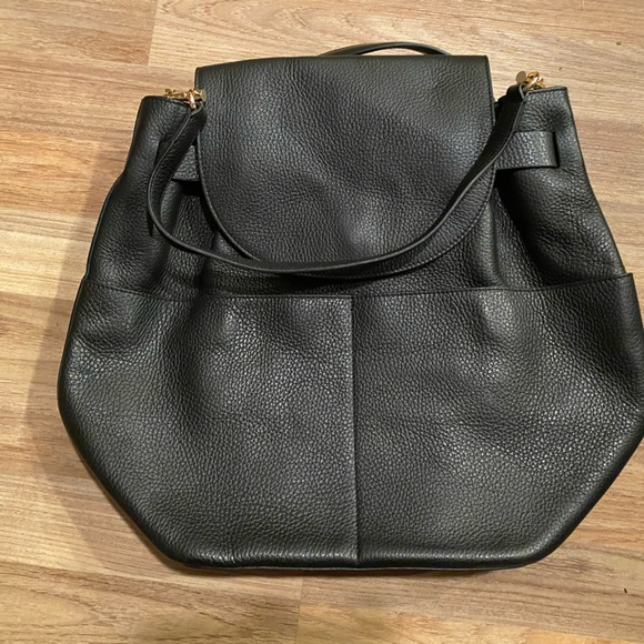 Cuyana Handbags - Cuyana Black Backpack 13 inch